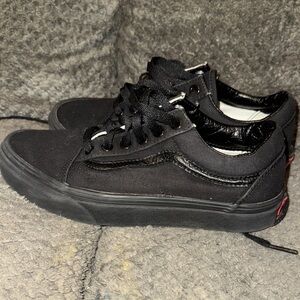 Black Low-Top Sneakers